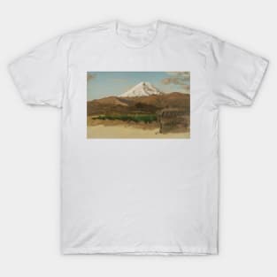 Study of Mount Chimborazo, Ecuador by Frederic Edwin Church T-Shirt